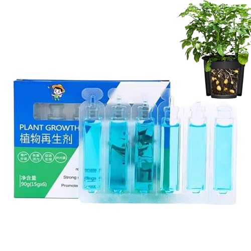 Pflanzendünger - 15g x 6 Stück Blumennahrung,Allzweck Wurzel Stimulator und Wachstums Förderer für Blumen Früchte Pflanzendünger - 15g x 6 Stück Blumennahrung,Allzweck Wurzel Stimulator und Wachstums Förderer für Blumen Früchte von Generisch