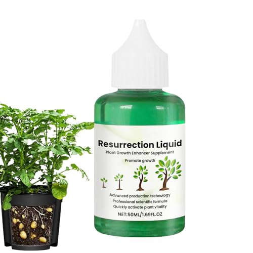 Pflanzendünger - Topfpflanzen Dünger | Flüssige Gartennährlösung 50ml Für Innenbereich Farm Freiland Rasen Erdbeeren Sukkulenten Wachstum von Generisch