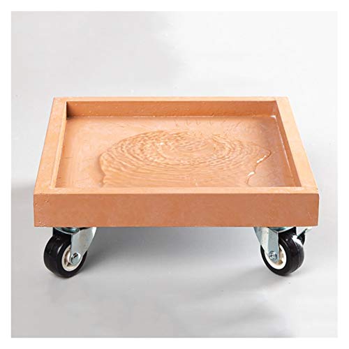 Pflanzenständer-Tablett mit Rädern und Bremsen, tragbarer Pflanzenwagen für einfaches Bewegen, ideal für den Innen- und Außenbereich im Garten von Generisch