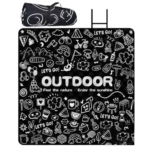 Picknick-Matte für den Außenbereich, wasserdichte -Camping-Matte, dicke, sanddichte Liegeunterlage für , Garten, Versammlungen, Camping Picknick-Matte für den Außenbereich, wasserdichte -Camping-Matte, dicke, sanddichte Liegeunterlage für , Garten, Versammlungen, Camping von Generisch