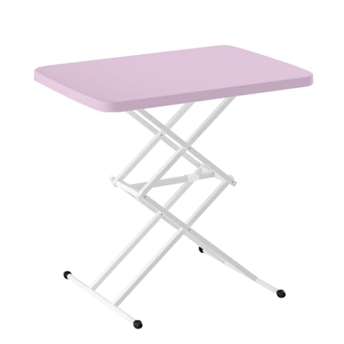 Pinker Klapptisch für Outdoor-Camping, höhenverstellbar, Picknicktisch, keine Installation erforderlich, ideal für Party, Hochzeit, Grill, Küche, tragbar und vielseitig Pinker Klapptisch für Outdoor-Camping, höhenverstellbar, Picknicktisch, keine Installation erforderlich, ideal für Party, Hochzeit, Grill, Küche, tragbar und vielseitig von Generisch