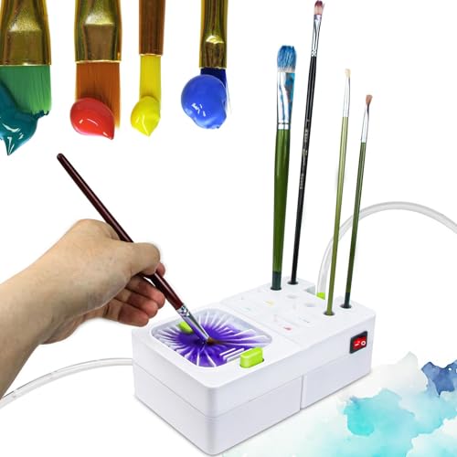 Pinselreiniger, elektrischer Pinselreiniger, Farbwasserspender, Pinsel- und Stiftreiniger für Kunststudios, Klassenzimmer und Kunstliebhaber, effiziente Pinselwaschanlage für Studenten und Künstler Pinselreiniger, elektrischer Pinselreiniger, Farbwasserspender, Pinsel- und Stiftreiniger für Kunststudios, Klassenzimmer und Kunstliebhaber, effiziente Pinselwaschanlage für Studenten und Künstler von Generisch
