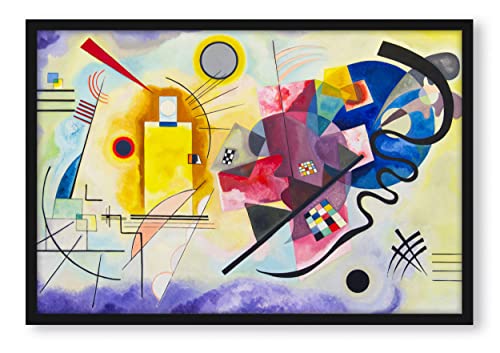 Pixxprint Wassily Kandinsky - Gelb-Rot-Blau, Poster im Bilderrahmen, Format: 80x60cm, Kunstdruck gerahmt Pixxprint Wassily Kandinsky - Gelb-Rot-Blau, Poster im Bilderrahmen, Format: 80x60cm, Kunstdruck gerahmt von Generisch