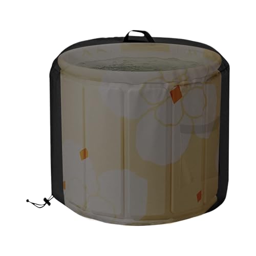 Planschbecken Abdeckung, wasserdichte Badewannenschutzhaube, Staubdichte Tragbare Badewannenabdeckung Für Outdoor Bauernhof Winter Garten von Generisch