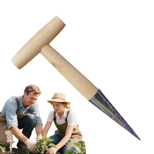 Plant Hole Digger | Garden Hand Tool Dibber | Planting Auger | Transplanter Gardening Tools | Manual Digging for Mixing Fertilizer, Transplanting, Vegetables Seed, Easy to Drill von Generisch