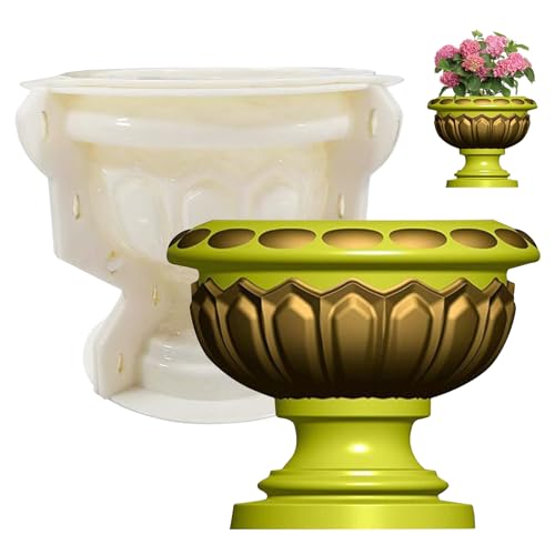 Plant Pot Pilgus - Langlebige Form für Bonsai-, Blumenknopf- und Zementdekoration Vielseitige Form für Gartenpflanzen, Handwerk, Schmuckhalter, kreativer Grandtrinktorganisator und Innenausstattung Plant Pot Pilgus - Langlebige Form für Bonsai-, Blumenknopf- und Zementdekoration Vielseitige Form für Gartenpflanzen, Handwerk, Schmuckhalter, kreativer Grandtrinktorganisator und Innenausstattung von Generisch