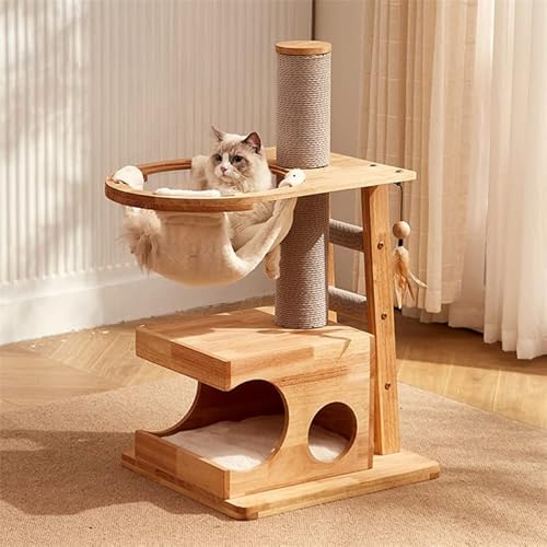 Platzsparender Katzenkletterbaum mit integrierter Katzentoilette für kleine Katzen, kompaktes Design, passt in jedes Zuhause Platzsparender Katzenkletterbaum mit integrierter Katzentoilette für kleine Katzen, kompaktes Design, passt in jedes Zuhause von Generisch