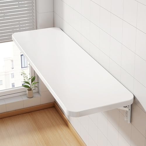 Platzsparender Klapptisch mit verstellbarer Ablage – einfache Installation, perfekt für Arbeitszimmer, Bars, Balkone und Wohnzimmer, kompaktes Design für kleine Räume von Generisch