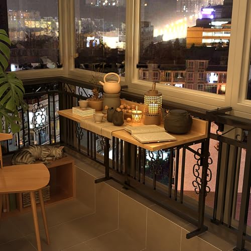 Platzsparender Klapptisch zur Wandmontage für Küche und Balkon, leicht, einfache Installation, perfekt für kleine Räume und maximieren Sie Ihren Bereich von Generisch