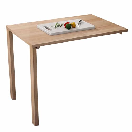 Platzsparender Wandklapptisch - Kompakter Drop-Leaf Ess- & Küchentisch für Wohnzimmer, Schlafzimmer, Büro, Waschküche - Vielseitig, Stilvoll & Multifunktional von Generisch