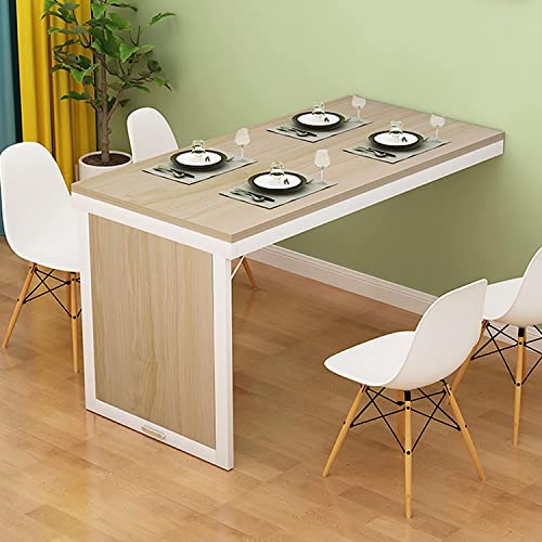 Platzsparender klappbarer Esstisch - Wandmontierter wandbarer Schreibtisch für kleine Räume Wandtisch für Büro Schlafzimmer Küche - Vielseitiges und stilvolles Design Platzsparender klappbarer Esstisch - Wandmontierter wandbarer Schreibtisch für kleine Räume Wandtisch für Büro Schlafzimmer Küche - Vielseitiges und stilvolles Design von Generisch