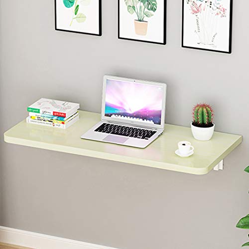Platzsparender klappbarer Wand-Schreibtisch aus Massivholz mit Drop-Leaf-Blättern, multifunktionaler Arbeitsplatz für Arbeitszimmer, Badezimmer oder Balkon – kompaktes und stilvolles Design von Generisch
