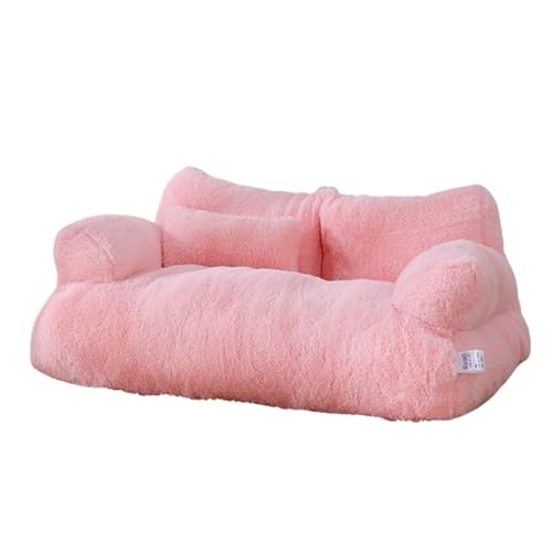 Plüsch-Hundebett, weiches Katzensofa, waschbar, rutschfeste Unterseite, für mittelgroße und kleine Haustiere Plüsch-Hundebett, weiches Katzensofa, waschbar, rutschfeste Unterseite, für mittelgroße und kleine Haustiere von Generisch