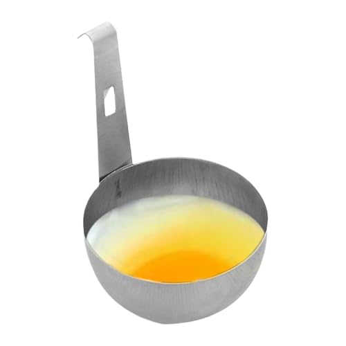 Pochierter Eierlöffel, wiederverwendbare Eierbecher aus Edelstahl, zum Aufhängen, pochierte Eierbecher, rund, antihaftbeschichtet, Dampfgarer-Halter, Kesselbecher für Küche, Kochen, Frühstück Pochierter Eierlöffel, wiederverwendbare Eierbecher aus Edelstahl, zum Aufhängen, pochierte Eierbecher, rund, antihaftbeschichtet, Dampfgarer-Halter, Kesselbecher für Küche, Kochen, Frühstück von Generisch