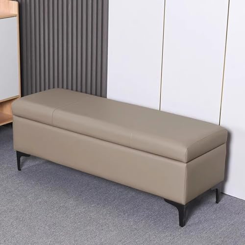Polsterbank mit Stauraum, Kunstleder, gepolsterte Schuhbank mit gepolstertem Sitz für Eingangsbereich, stilvolle Möbel für Schlafzimmer & Wohnzimmer mit großem Stauraum Polsterbank mit Stauraum, Kunstleder, gepolsterte Schuhbank mit gepolstertem Sitz für Eingangsbereich, stilvolle Möbel für Schlafzimmer & Wohnzimmer mit großem Stauraum von Generisch