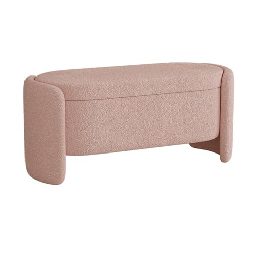 Polsterhocker mit Stauraum, Ottomane mit Klappdeckel, multifunktionaler Eingangssofa-Schrank für Schuhaufbewahrung und Sitzgelegenheiten im Wohnzimmer, Schlafzimmer von Generisch
