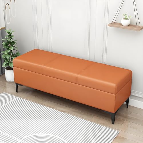 Polsterhocker mit Stauraum, Sitzgelegenheit, multifunktionaler Eingang und Schlafzimmer-Organizer, platzsparende Möbel für Wohnzimmer Polsterhocker mit Stauraum, Sitzgelegenheit, multifunktionaler Eingang und Schlafzimmer-Organizer, platzsparende Möbel für Wohnzimmer von Generisch
