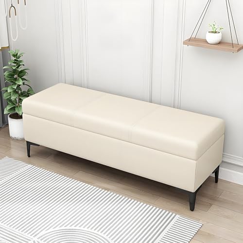 Polsterhocker mit Stauraum, Sitzgelegenheit, multifunktionaler Eingang und Schlafzimmer-Organizer, platzsparende Möbel für Wohnzimmer Polsterhocker mit Stauraum, Sitzgelegenheit, multifunktionaler Eingang und Schlafzimmer-Organizer, platzsparende Möbel für Wohnzimmer von Generisch