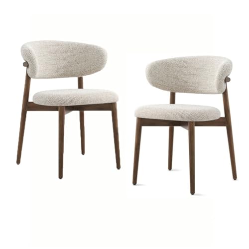Polsterstühle Esszimmerstühle 2er Set - Holzbeine Freizeit Küchenstühle für Wohnzimmer und Restaurant Polsterstühle Esszimmerstühle 2er Set - Holzbeine Freizeit Küchenstühle für Wohnzimmer und Restaurant von Generisch