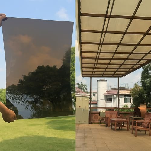 Polycarbonat-Dachabdeckung, Ersatzplatte, 2 mm dick, transparente Acryl-Kunststoffplatte, Gewächshausüberdachung, Carport, Outdoor, Frühbeet, regendicht von Generisch