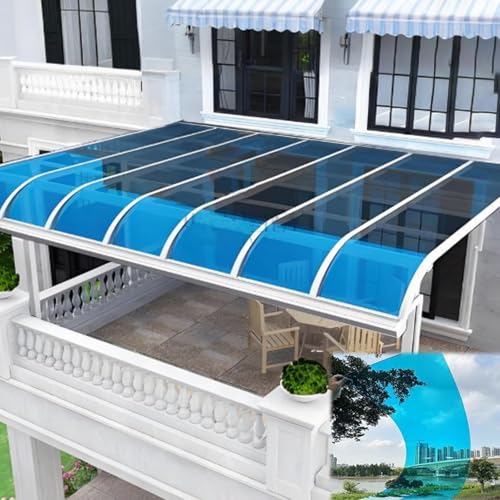 Polycarbonat Gewächshaus Dachplatte - UV-Schutz Outdoor Terrassenplatten für Regen Pergoladach, einfach zu schneiden und zu installieren, ideal für Glasersatz Polycarbonat Gewächshaus Dachplatte - UV-Schutz Outdoor Terrassenplatten für Regen Pergoladach, einfach zu schneiden und zu installieren, ideal für Glasersatz von Generisch