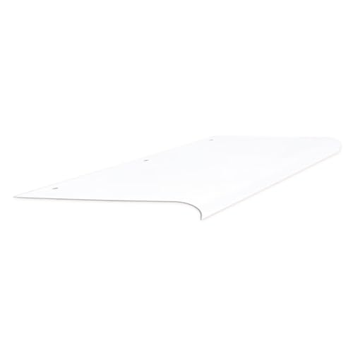 Polycarbonat Markise - Transparente Überdachung für Fenster und Türen, wetterfester Außeneingangs-Unterstand mit Dachrinne für Veranden und Dächer von Generisch