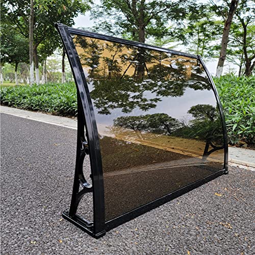 Polycarbonat Outdoor Markise - & Regenschutz Haustür Terrassenabdeckung Fensterüberdachung Leises Design für Garten 80x320cm Polycarbonat Outdoor Markise - & Regenschutz Haustür Terrassenabdeckung Fensterüberdachung Leises Design für Garten 80x320cm von Generisch
