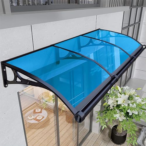 Polycarbonat Türvordach 80x490cm Outdoor Markise für UV- & Regenschutz Strapazierfähige Eingangsabdeckung Stilvolles Marquiseschnees Design für Fenster & Terrassen Polycarbonat Türvordach 80x490cm Outdoor Markise für UV- & Regenschutz Strapazierfähige Eingangsabdeckung Stilvolles Marquiseschnees Design für Fenster & Terrassen von Generisch
