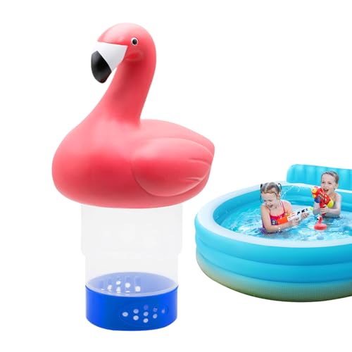 Pool Chlorine Floater, Schwimmbecken Tablettenspender, Niedliches Cartoon-Design Spa Wartung Reinigungstool Für Garten Terrasse Hinterhof von Generisch