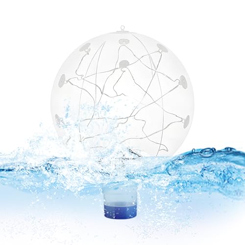 Pool Chlortabletten Schwimmer | Schwimmender Chlor Dispenser Für Pool - Floating Solar RGB Color Changing Lights Dispenser for Garden Lawn Patio Decor von Generisch