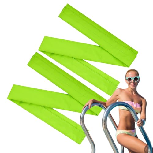 Pool-Handlaufabdeckung, Geländer, rutschfeste Hülsen, 2 x Sicherheitsgriffe, Anti-Verbrühungs-Schutzhülle, 180 x 7 x 4 cm, für Leitergriffe, Schwimmbadzubehör von Generisch