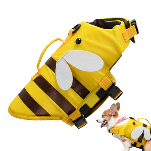 Pool Hund Schlamm, Hunde, Schwimm -Strickjacke | ripsttop Water of Rescue für mit Griff | Verstellbare und Trendige Schwimmweste für die schnelle Räumungsschleife von Generisch