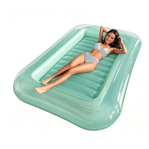 Pool Liege | Erwachsenen Schwimmbecken Liegestuhl Mit Kopfteil | Klappbarer Liegestuhl Mit Verstärkter Sitzfläche Verstellbarer Kopfstütze Für Campingurlaub Strandpool Gartenfest Sommer Outdoor Pool Liege | Erwachsenen Schwimmbecken Liegestuhl Mit Kopfteil | Klappbarer Liegestuhl Mit Verstärkter Sitzfläche Verstellbarer Kopfstütze Für Campingurlaub Strandpool Gartenfest Sommer Outdoor von Generisch