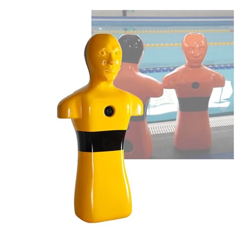 Pool-Rettungstrainingspuppe, Schweres Ertrinkungsrettungsgerät, Orange/Gelbe Wasserrettungstrainingspuppe, Keine Installation Erforderlich(Yellow) von Generisch