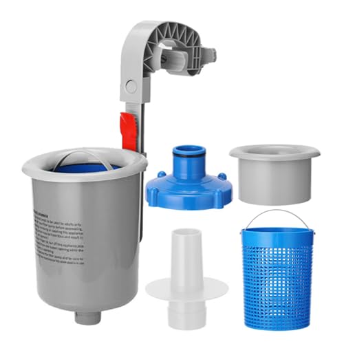 Pool Skimmer Set - Schwimmender Skimmer mit Abnehmbarem Korb | Robuste Automatische Poolreinigung Für Garten Haus Freizeitpark Sommer Pool Skimmer Set - Schwimmender Skimmer mit Abnehmbarem Korb | Robuste Automatische Poolreinigung Für Garten Haus Freizeitpark Sommer von Generisch