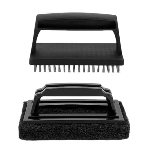 Poolbürste – Poolreinigungsbürste | Wasserleitung reinigen | 2-teiliges Schwimmen – Wandschrubben – Ergonomischer Schrubber Handreinigungswerkzeuge für Whirlpool, Fliesen, Rostflecken von Generisch