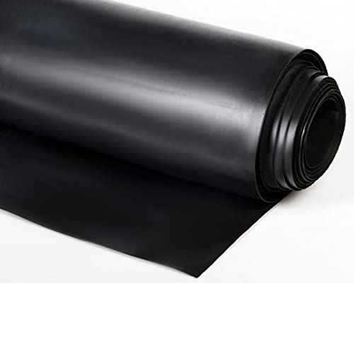 Poolmatte aus hochdichtem Polyethylen, 0,35 mm, schwarzer Rand, UV- und witterungsbeständig, ideal für Gartenpool-Installationen, Oberflächenschutz im Freien von Generisch