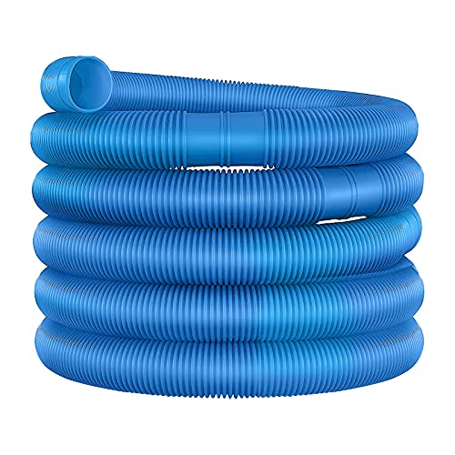 Poolschlauch 32mm 6.3 Meter Hochwertiger Pool Schlauch in blau für Garten & Schwimmbad Solarschlauch Schwimmbadschlauch Saugschlauch Pumpenschlauch Flexibel Wasserschlauch von Generisch