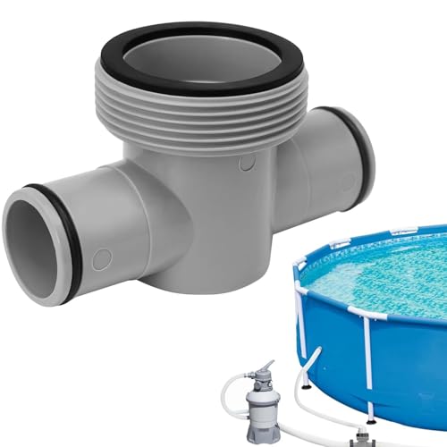 Poolschlauch-Verteiler | Poolfilterpumpen-Schlauchverbinder | Hochfeste, effiziente T-Adapterkupplung für Wartungsreinigung Entwässerung von Generisch