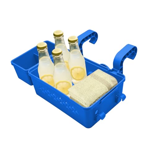 Poolside Handtuchhalter – Getränkekorb, -Aufbewahrungsständer | strapazierfähiges Netz mit Hakenhalterung, Mehrzweck-Organizer für Terrasse, Garten, Schwimmbereich, , Entspannung Poolside Handtuchhalter – Getränkekorb, -Aufbewahrungsständer | strapazierfähiges Netz mit Hakenhalterung, Mehrzweck-Organizer für Terrasse, Garten, Schwimmbereich, , Entspannung von Generisch