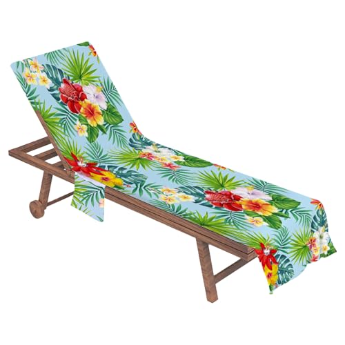 Poolstuhlhussen – Mikrofaser-Strandkorb-Abdeckung, faltbar, tragbar, mit Taschen, weiche, bunte Stuhl-Handtuch-Abdeckung, leicht, Strandkorb-Abdeckung, perfekt zum Sonnenbaden, am Pool, im Freien Poolstuhlhussen – Mikrofaser-Strandkorb-Abdeckung, faltbar, tragbar, mit Taschen, weiche, bunte Stuhl-Handtuch-Abdeckung, leicht, Strandkorb-Abdeckung, perfekt zum Sonnenbaden, am Pool, im Freien von Generisch