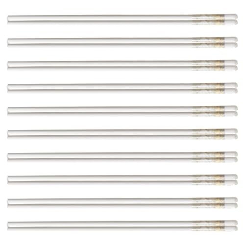 Porzellan Essstäbchen,Hygienische Utensilien für Keramische Essstäbchen - Utensil 10 Paar Chinesische Rutschfeste Küchenzubehör für Essen, Küche, Reisen, Restaurant, Kochen, Zuhause und von Generisch