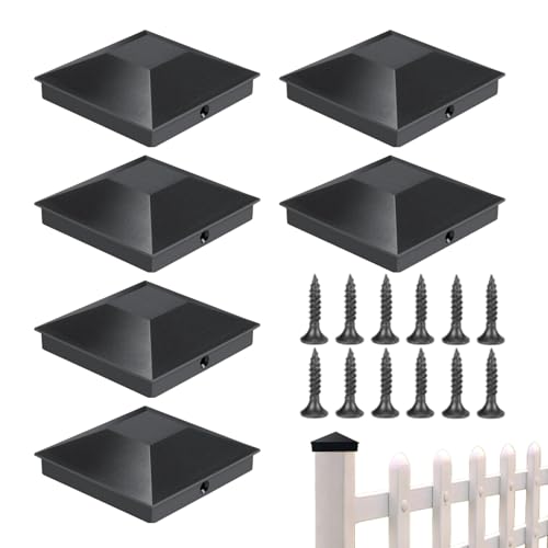Post -Caps ordentliche Topper - Distinguished Design: Post Caps | Haltbarkeit quadratischer Säulenkappe | Pyramid Fennce Posttektor für Zäune Säulengeländer Post -Caps ordentliche Topper - Distinguished Design: Post Caps | Haltbarkeit quadratischer Säulenkappe | Pyramid Fennce Posttektor für Zäune Säulengeländer von Generisch