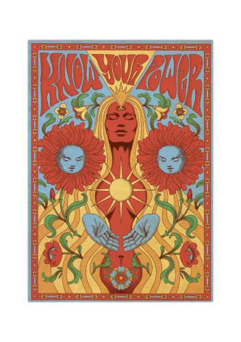 Poster Frauen Power | Hippie 70er A2 (59,4x42 cm) von Generisch