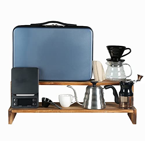 Pour Over Kaffeebereiter-Set - 304 Edelstahl Schwanenhals-Wasserkocher, Kaffeemühle, V60 Tropfer, Filter, Zubehör, Reisetasche Pour Over Kaffeebereiter-Set - 304 Edelstahl Schwanenhals-Wasserkocher, Kaffeemühle, V60 Tropfer, Filter, Zubehör, Reisetasche von Generisch