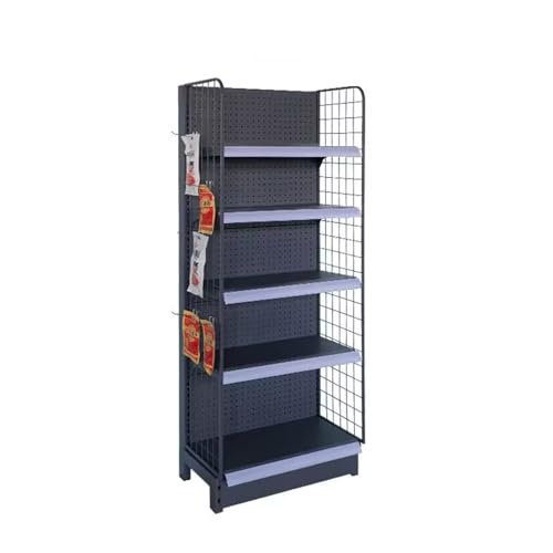 Praktische kombinierte Regale – Gondel-Wandregale mit Gitter, Supermarktregale für Lebensmittelgeschäfte/Einzelhandel, ideal für Geschäfte und Merchandising Praktische kombinierte Regale – Gondel-Wandregale mit Gitter, Supermarktregale für Lebensmittelgeschäfte/Einzelhandel, ideal für Geschäfte und Merchandising von Generisch