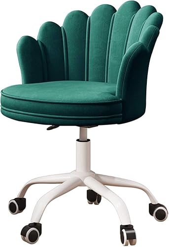 Premium Bürodrehstuhl – Samtstoff, abnehmbares, waschbares Kissen, ergonomisches Design mit Hebeverstellung, ideal für Home Office & Wohnräume von Generisch
