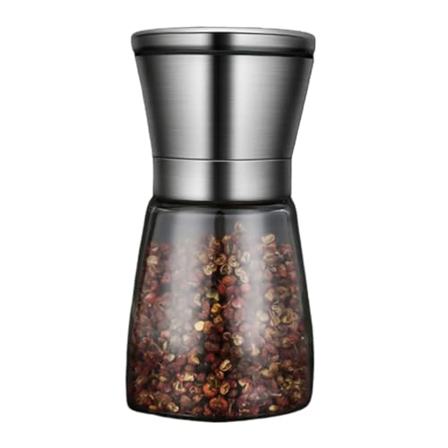 Premium Edelstahl-Pfeffermühle für Zuhause und Bar – PP-Material – 6 stilvolle Optionen – müheloses Mahlerlebnis Premium Edelstahl-Pfeffermühle für Zuhause und Bar – PP-Material – 6 stilvolle Optionen – müheloses Mahlerlebnis von Generisch