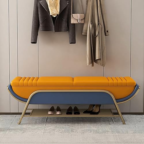Premium Eingangsbank, Schuhaufbewahrung, Organizer, moderner gepolsterter Sitz mit Ablage für Schlafzimmer oder Flur Premium Eingangsbank, Schuhaufbewahrung, Organizer, moderner gepolsterter Sitz mit Ablage für Schlafzimmer oder Flur von Generisch