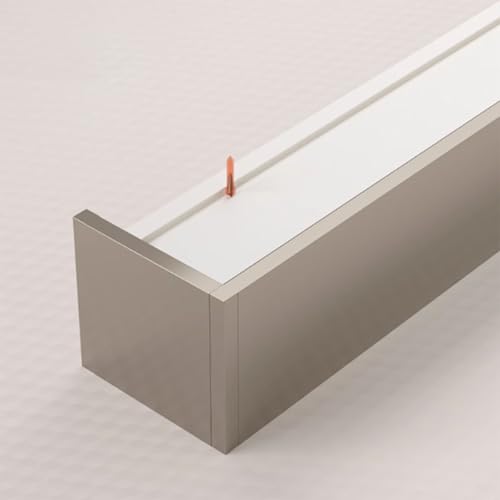 Premium Goldene Aluminium-Vorhangschiene - 3-in-1 Raumteiler mit Lichtblockierung, oben montierter Sichtschutzvorhangkasten, 300 cm Deckenmontage, Einzelläufig von Generisch